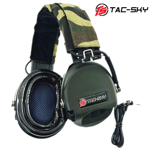 TAC-SKY Tactical SORDIN Headset IPSC Version Noise Reduction Electronic Muffs Airsoft Shooting Hunting Tactical Headphones