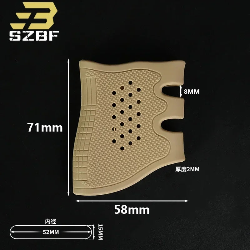 Tactical Rubber Grip Cover Handle Glove Fit AR15 HK416 G17 G18 G19 Weapon Anti Slip Protect Cover Airsoft Hunting Accessories