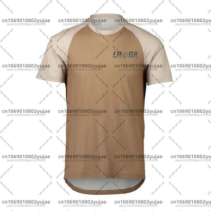 loose riders jersey men's summer mountain bike shirt BMX endurance mountain bike sweatshirt Breathable quick-drying T-shirt