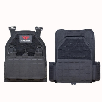 YAKEDA Tactical Vest 6094 - Durable Outdoor Hunting Vest with Molle Webbing, Adjustable Fit, Lightweight for Airsoft & Survival
