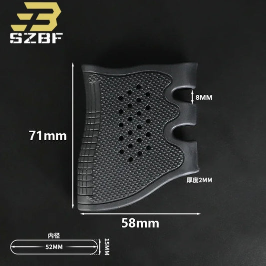 Tactical Rubber Grip Cover Handle Glove Fit AR15 HK416 G17 G18 G19 Weapon Anti Slip Protect Cover Airsoft Hunting Accessories