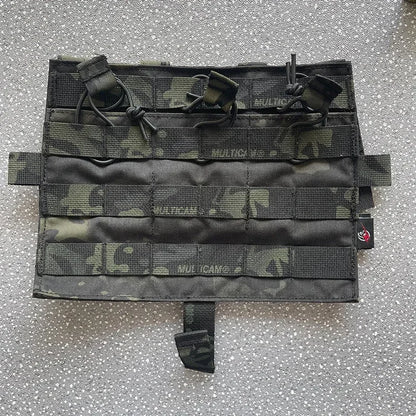 Multicam Magazine Pouch Tactical Vest Front Plate Mag Bag Airsoft Detachable Triple Molle Pouch Accessories