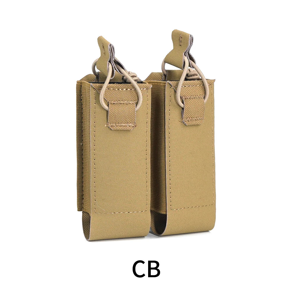 Tactical Mag Pouch .45 Dual Magazines Double Smg Molle Airsoft Mpx P90 Ump45 Hunting Equipment Accessories Wargame Outdoor Vest