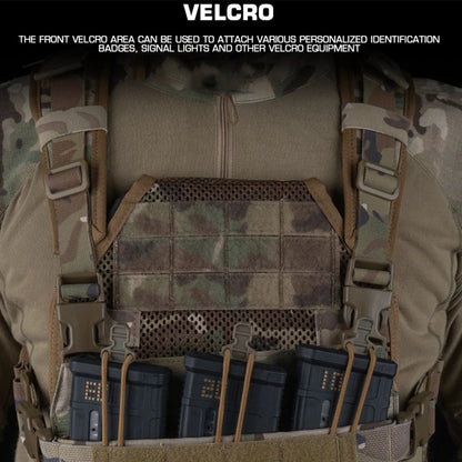 Tactical R Series Bulletproof Plate Cover MOLLE Airsoft Vest Protective Plate for Outdoor Training Hunting Shooting Accessories