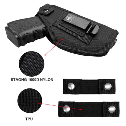 Holsters IWB/OWB 9mm Holsters Optics Cut Fit: Glock 19 17 43X - Taurus G2C G3C G3 - Sig Sauer - S&W M&P Shield 9mm  /40 - Ruger