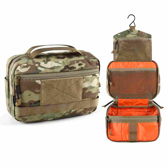 Votagoo Large Capacity Hanging Toiletry Bag Waterproof Makeup Cosmetic Bag Portable Travel Organizer-0
