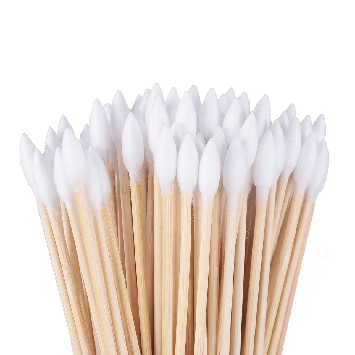 Tactical 100pcs 6 Inch Long Gun Cleaning Cotton Swabs Pistol Cleaning Kit Mat for AR15  M4A1 AK74 AK47 Remington 870 Colt 1911
