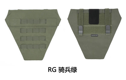DMGear Tactical Pleated  Vest Crotch Groin Protection Gear Accessory Airsoft War Men Molle Body Armor Bag Equipment