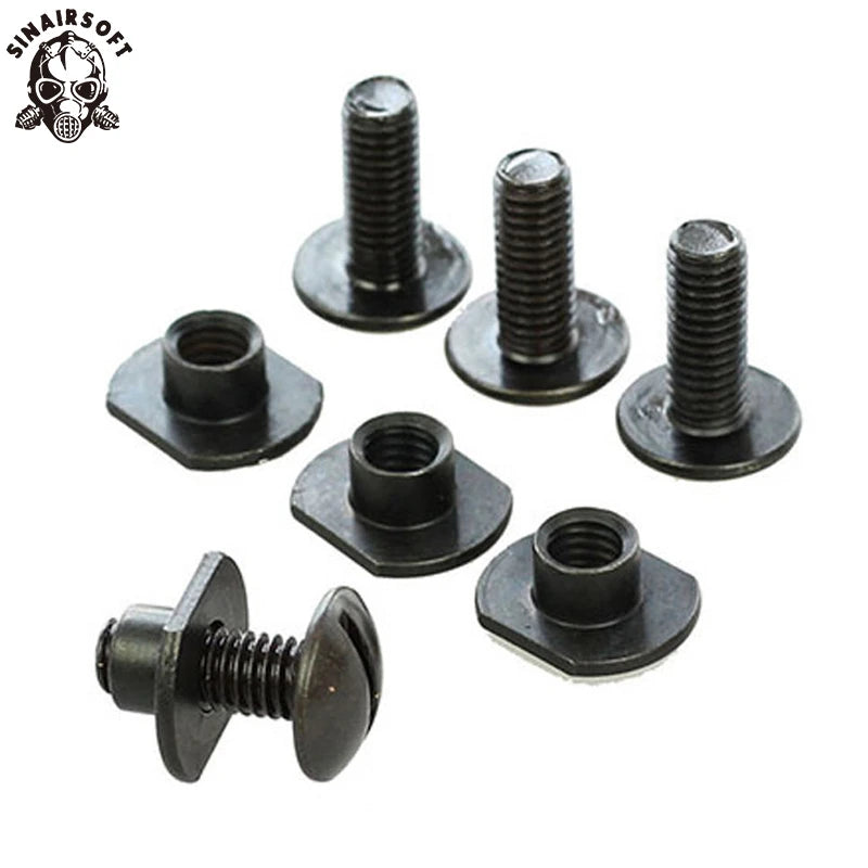 SINAIRSOFT 4 PCS/Set Tactical Training MICH Helmet FAST Helmet Screw Airsoft Hunting Paintball Safety Sports Sport Accessories