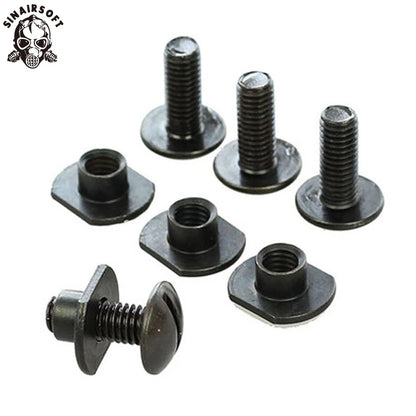 SINAIRSOFT 4 PCS/Set Tactical Training MICH Helmet FAST Helmet Screw Airsoft Hunting Paintball Safety Sports Sport Accessories
