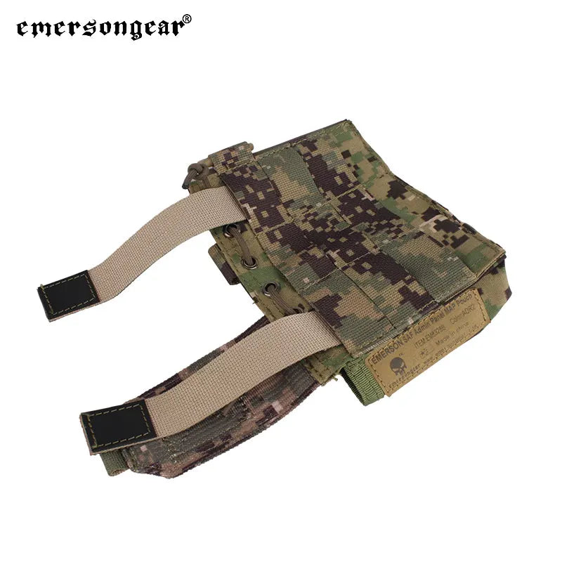 EMERSONGEAR Tactical Panel MAP Nylon Pouch Airsoft Outdoor Sport Accessory Pack Small Trekking Hunting Pocket Sport Waterproof