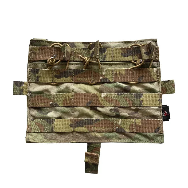 Multicam Magazine Pouch Tactical Vest Front Plate Mag Bag Airsoft Detachable Triple Molle Pouch Accessories