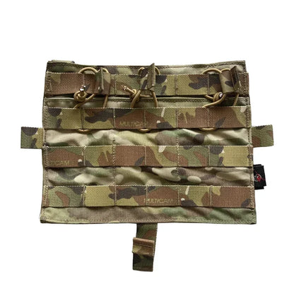 Multicam Magazine Pouch Tactical Vest Front Plate Mag Bag Airsoft Detachable Triple Molle Pouch Accessories
