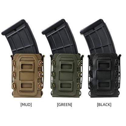 Tactical 5.56 Scorpion Soft Shell Magazine Pouch, 9mm Belt Holster, MOLLE Accessories, 7.62 Rifle Case, Glock 17 Pistol Holster