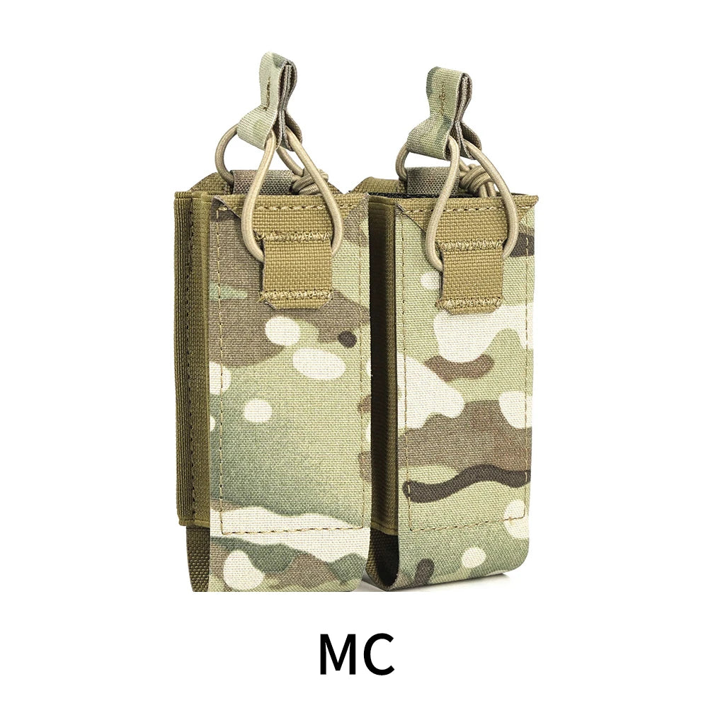 Tactical Mag Pouch .45 Dual Magazines Double Smg Molle Airsoft Mpx P90 Ump45 Hunting Equipment Accessories Wargame Outdoor Vest