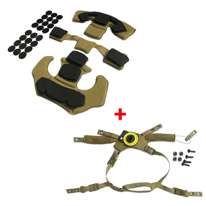 Team Wendy Helmet Hanging Suspension System Chin Strap for Team Wendy FAST MICH Tactical Airsoft Helmet Accessories