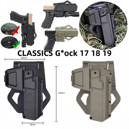 Tactical Classics G*ock 17 18 19 Pistol Holsters for X300 X400 W*apon Flashlight Airsoft Colt M1911 P320 Waist Gun Holster