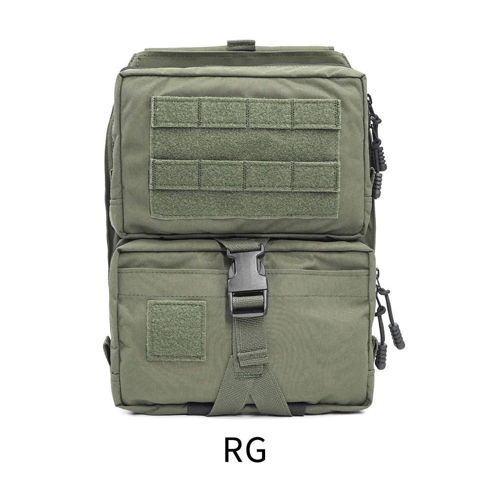 Tactical Vest Backboard Bag for Mayflower Scarab Quick Release Molle Medical Water Bag Airsoft Huting Accessory Wargame Gear