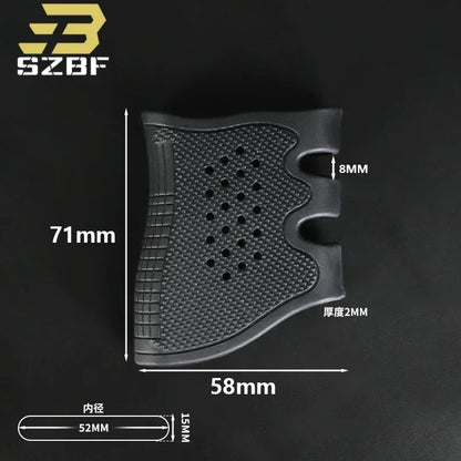 Tactical Rubber Grip Cover Handle Glove Fit AR15 HK416 G17 G18 G19 Weapon Anti Slip Protect Cover Airsoft Hunting Accessories