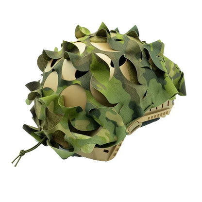 Airsoft Helmet Cover Tactical 3D Camo FAST Helmet Cover Net Gear Hunting CS Wargame Helmet Paratrooper Cover Accessories
