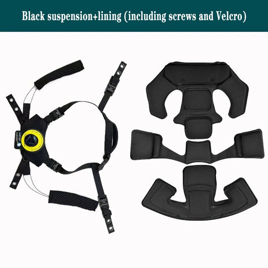Wendy Helmet Suspension System Helmet Memory Sponge Pad Set Adjustable FAST MICH Outdoor Hunting Air Soft Helmet Accessories