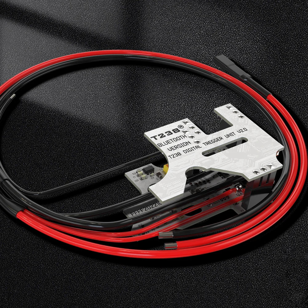 T238 V2.0 Bluetooth V2 ETU Mosfet Optical Sensor APP Control Programmable for Airsoft Gel Blaster V2 Gearbox