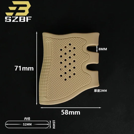 Tactical Rubber Grip Cover Handle Glove Fit AR15 HK416 G17 G18 G19 Weapon Anti Slip Protect Cover Airsoft Hunting Accessories