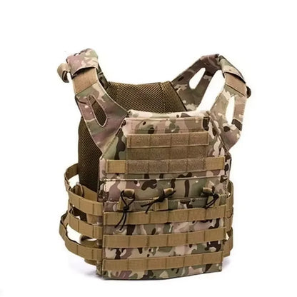 Nylon Tactical Vest Body Armor Hunting Carrier Airsoft Accessories Combat MOLLE Camo Military Army Vest CS Game Jungle Equipment
