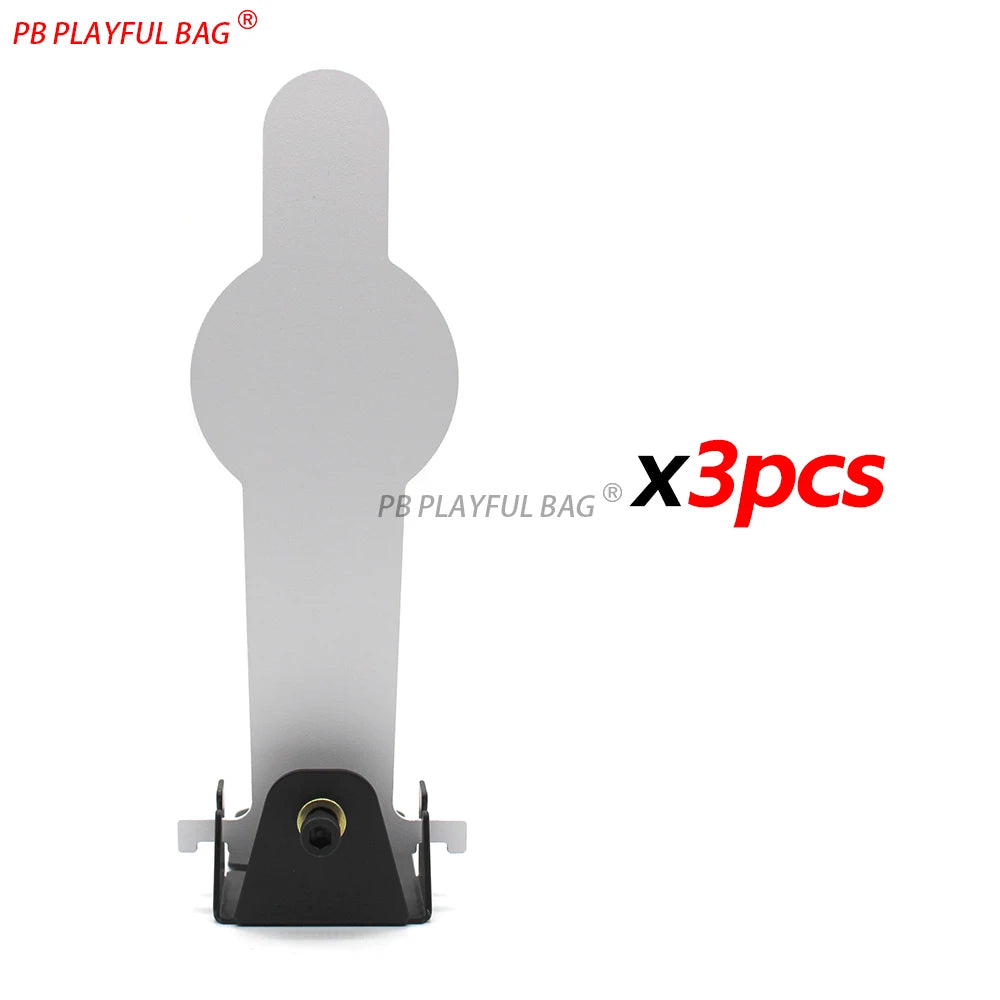 Carbon Steel Popper Target - Shooting Practice for Airsoft & Soft Dart Blasters Manual Reset Training Target S/M/L Sizes QJ123