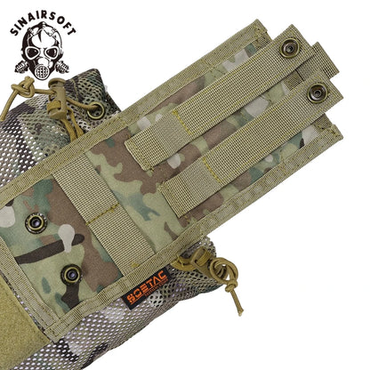 Collapsible MOLLE Dump Pouch for Empty Magazines Airsoft & Paintball Tactical Gear Folding Hunting Accessory - SINAIRSOFT