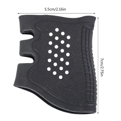 Tactical Grip Glove Holster Rubber Gun Cover Anti-Slip Handguns Accessories for Glock 17/19/20/21/22/23/25/31/32/34/35/37/38