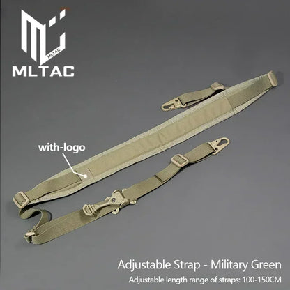 Tactical 2 Point Modular Rifle Sling Shooting Hunting Weapo Fast Shoulder Strap Portable Adjustable Sling Rope Fit M4 Ak Ar15