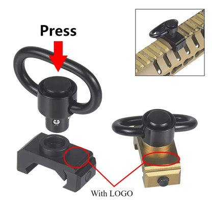 Tactical GBB RSA Sling Swivel QD Adapter Mlok KeyMod 20mm Pictinny Rail Airsoft Rifle AR15 Sling Mount Hunting Gun Accessories