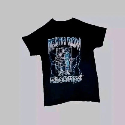 Death Row Records Music Black T-Shirt MEN'S Size Small Hip Hop West Coast