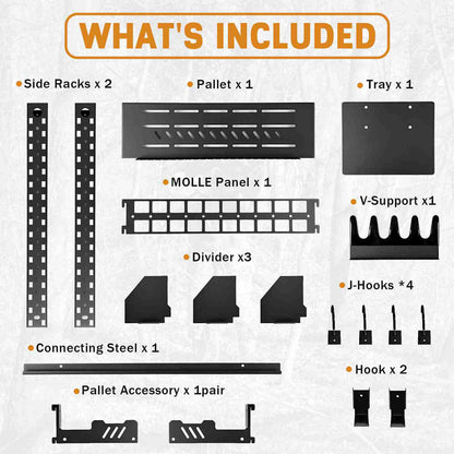 Votagoo Gun Rack for Wall, Indoor Gun Racks Wall Mount, Hang Up Gun Rack for Rifle and Pistol, Steel Airsoft Gun Holder for Shutgun and Accessories-4