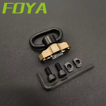 Tactical Metal MLOK QD Sling Mount M4 AR15 Mounted Base Swivel Strap Buckle Quick Release Button Airsoft Gun Hunting Accessories