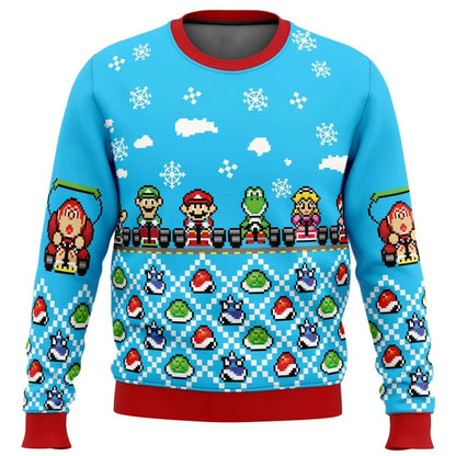 Christmas Sweater Gift Santa Claus Pullover For Men 3D Sweatshirt Top Selling Autumn and Winter Clothing Kart Ugly 2024 New Year