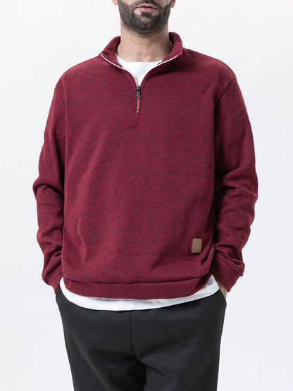 Autum Men's Turtlenecks Sweaters Knitwear Daily Casual Pullovers Solid Color Fleece Warm Sweatshirt Loose Fit Male Streetwear
