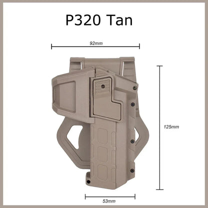 Tactical Classics G*ock 17 18 19 Pistol Holsters for X300 X400 W*apon Flashlight Airsoft Colt M1911 P320 Waist Gun Holster