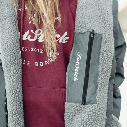 FatStick Kids Childs Changing Robe “FatWrap” With Sherpa Fleece Lining