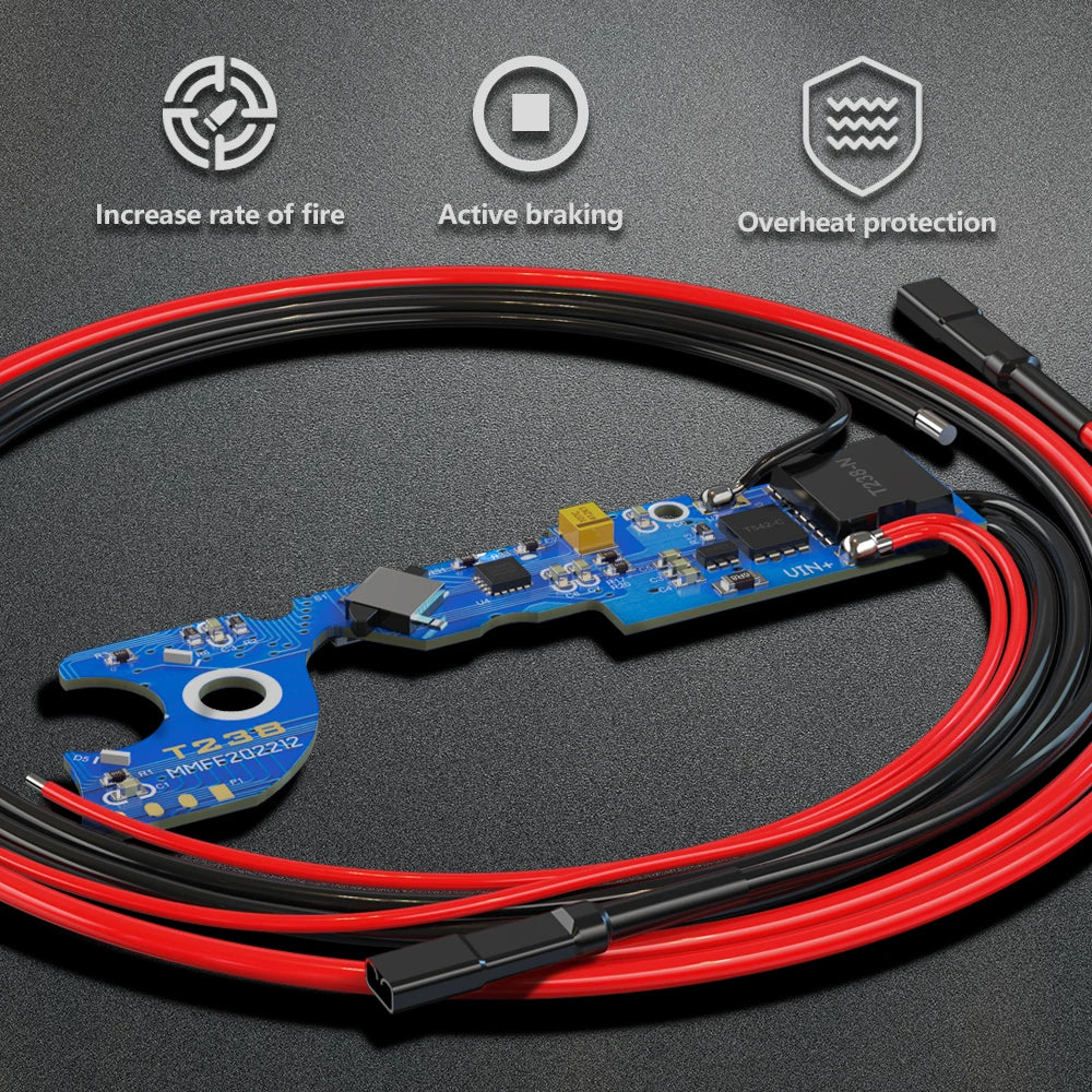 T238 V1.9 Basic V3 Overheat Protection Active Braking Binary for AIRSOFT Gel Ball V3 Gearbox