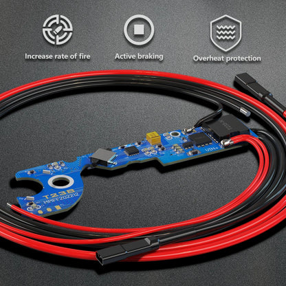 T238 V1.9 Basic V3 Overheat Protection Active Braking Binary for AIRSOFT Gel Ball V3 Gearbox