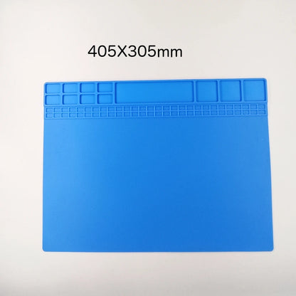 Repair Pad Insulation Heat-Resistant Soldering Station Silicon Soldering Mat Work Pad Desk Platform for BGA Soldering Station