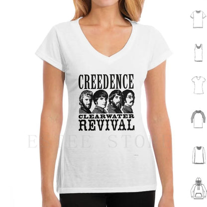 Untitled T Shirt Cotton Men DIY Print Credence Ccr Credence Clearwater Revival Vintage Studio Retro Music Deadhead Vinyl Tape