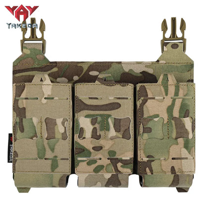 YAKEDA Tactical Magazine Pouch Triple Molle Mag Pouch Airsoft AK 7.62/5.56mm M4 Ar Rifle Hunting Accessories Mag Holster