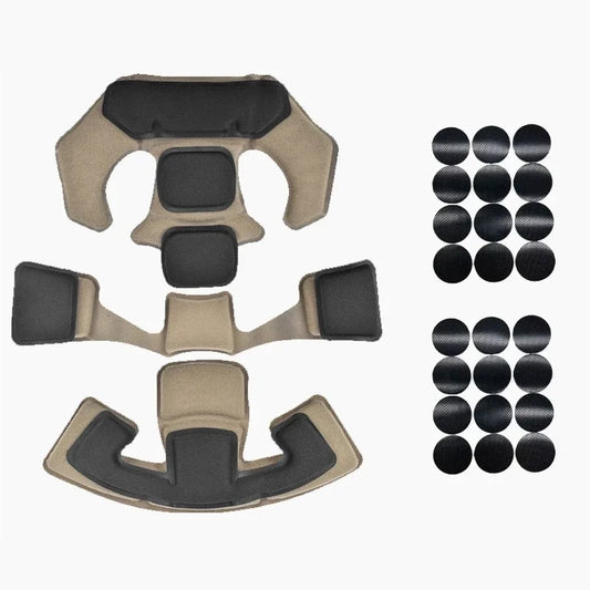 Wendy Helmet Suspension System Helmet Memory Sponge Pad Set Adjustable FAST MICH Outdoor Hunting Air Soft Helmet Accessories