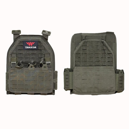 YAKEDA Tactical Vest 6094 - Durable Outdoor Hunting Vest with Molle Webbing, Adjustable Fit, Lightweight for Airsoft & Survival
