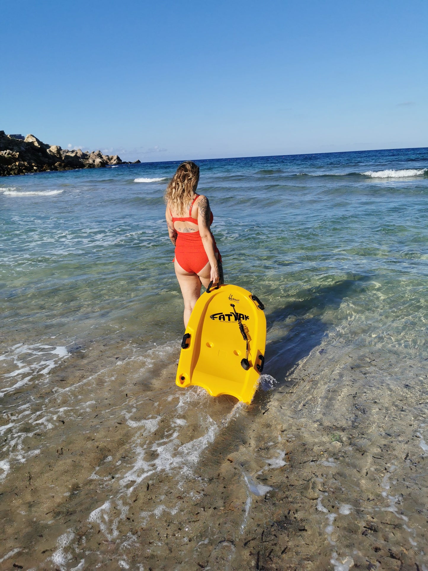 Hönö Bodyboard | Plastic Neutral | Yellow | Wave Ready