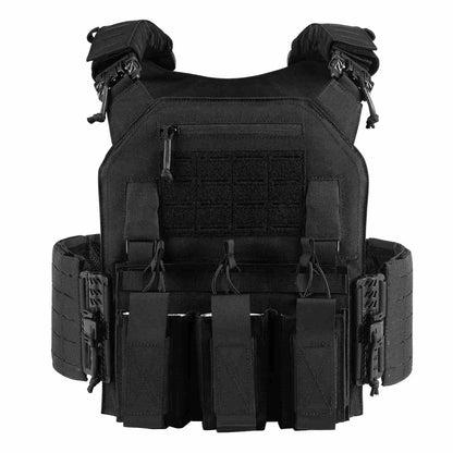 Votagoo 601 Laser Cut Molle Vest Adjustable Plate Carrier Tactical Military Vest-5