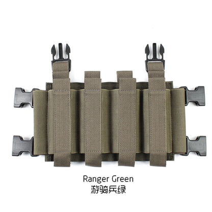 Tactical Vest MK3 MK4 JPC2.0 Chest Quadruple Magazine Insert Pouch,Vest Expansion Accessories Bag For Airsoft Hunting Shooting
